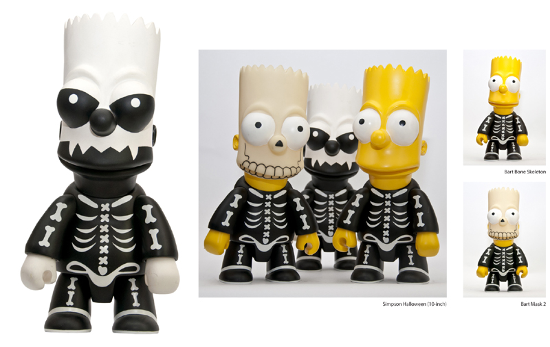 Simpson Halloween (10-inch) / Bart Bone Skeleton / Bart Mask 2