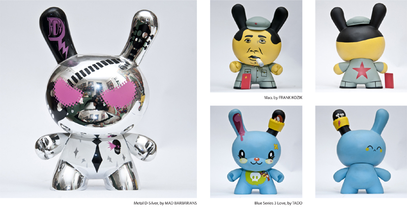 Metal D-Silver, by MAD BARBARIANS / Mao, by FRANK KOZIK / Blue Series 3 Love, by TADO