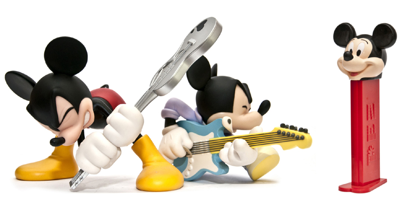 Mickey Mouse Músico y Caramelos Pez Mickey Mouse