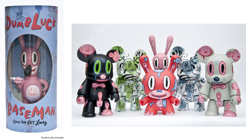 Gary Baseman · Dumb Lucky, firmado