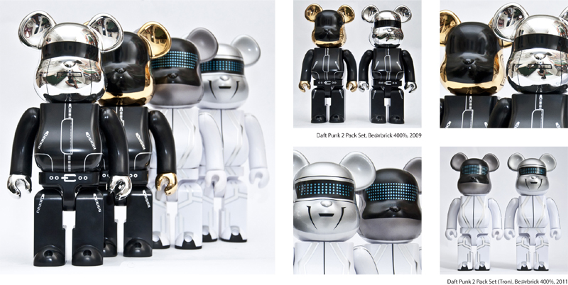 Daft Punk 2 Pack Set (Tron), Be@rbrick 400%, 2011