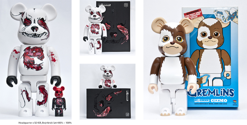 Headquarter x SEHER, Be@rbrick SET 400% + 100%